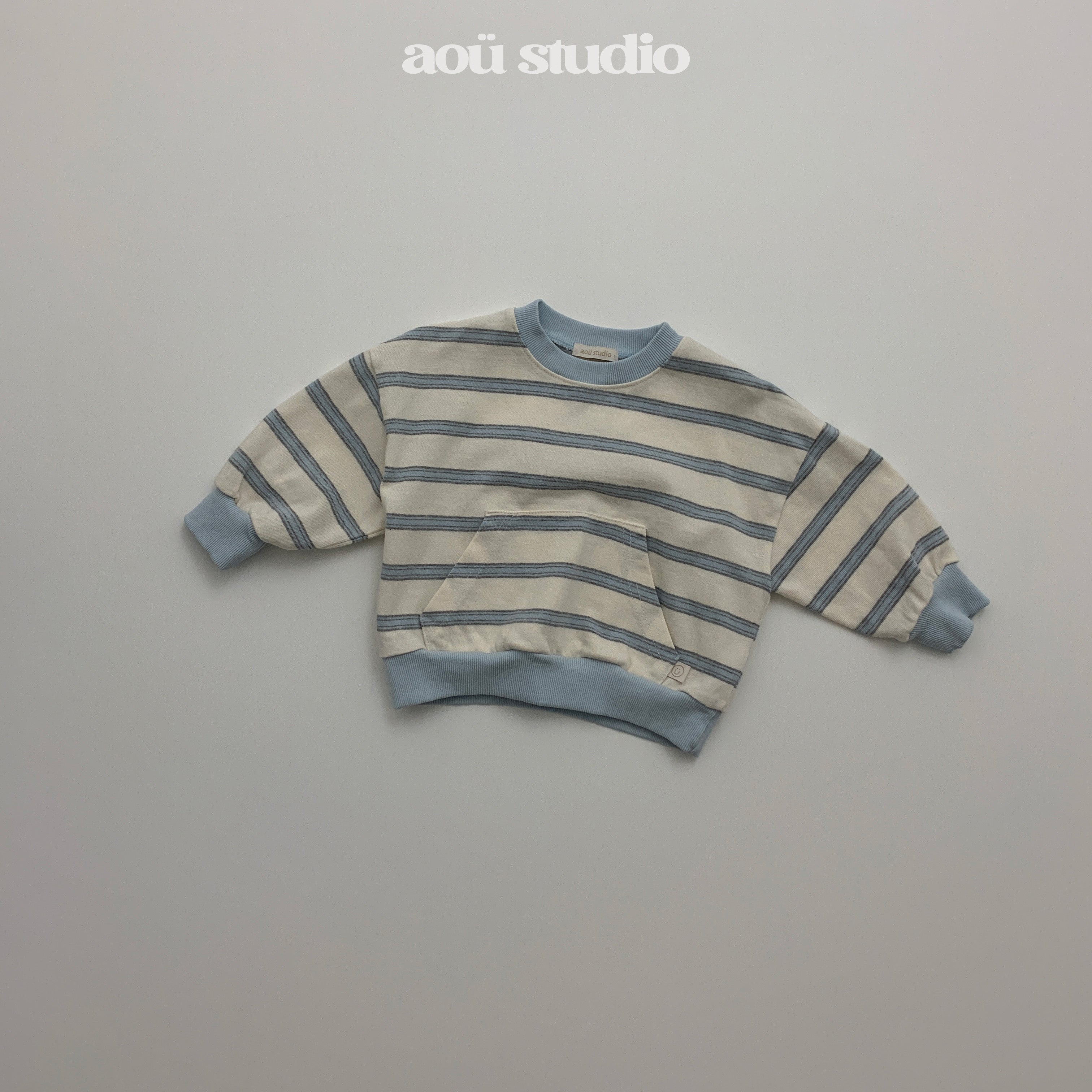 ［aou studio］Day stripe mtm