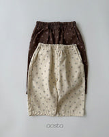 ［Aosta］Love Flower Pants