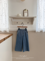 Laura lace denim pants