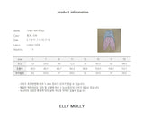 ［ELLY MOLLY］Gray heart jogger pants