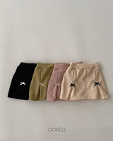 ［Aosta］Bibi Ribbon Skirt Pants