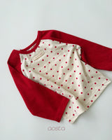 ［Aosta］Dot Raglan Tee