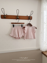 Romantic ribbon frill set