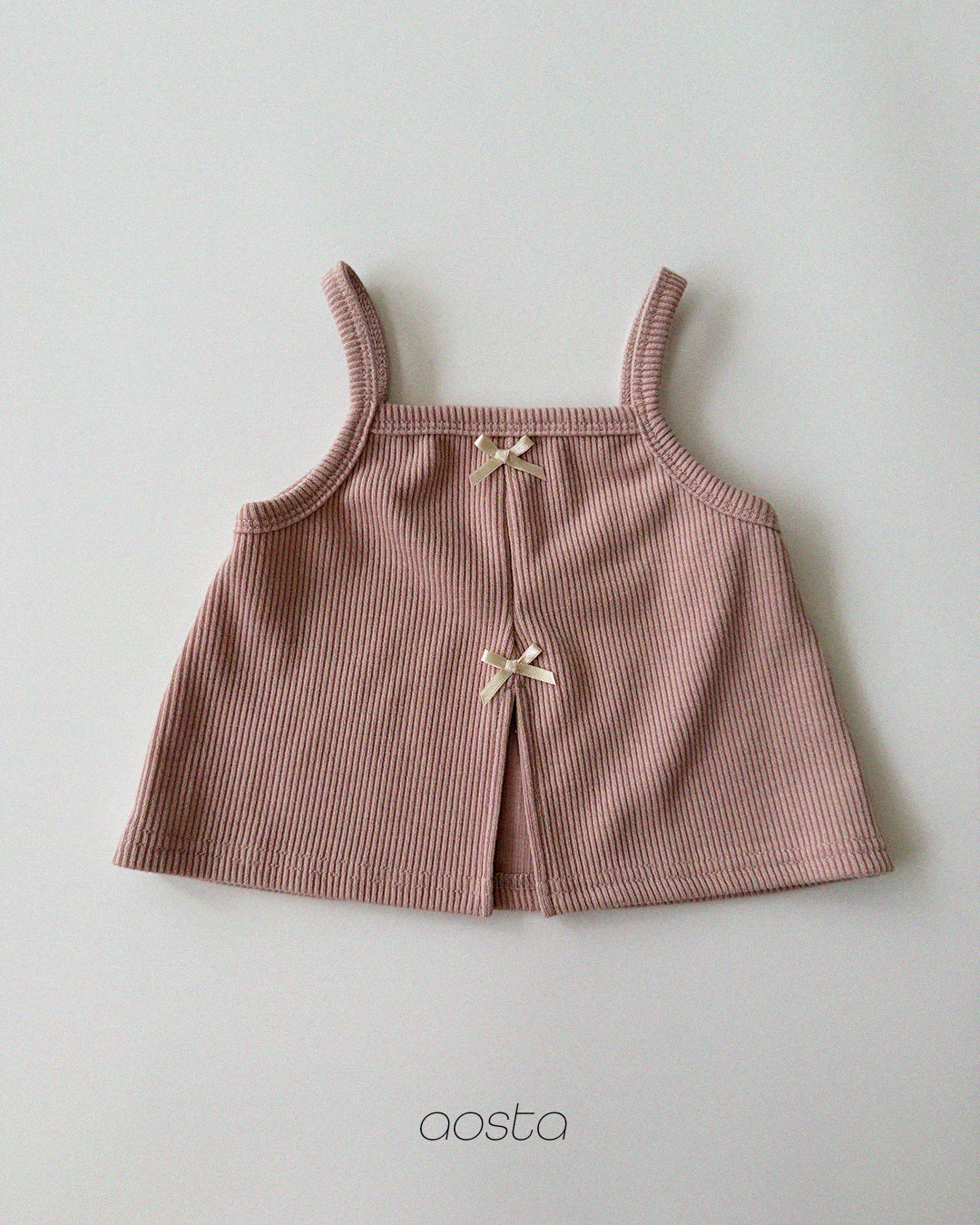 ［Aosta］Bibi Ribbon Vest