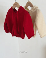 ［Aosta］Knit Cookie Hoodie