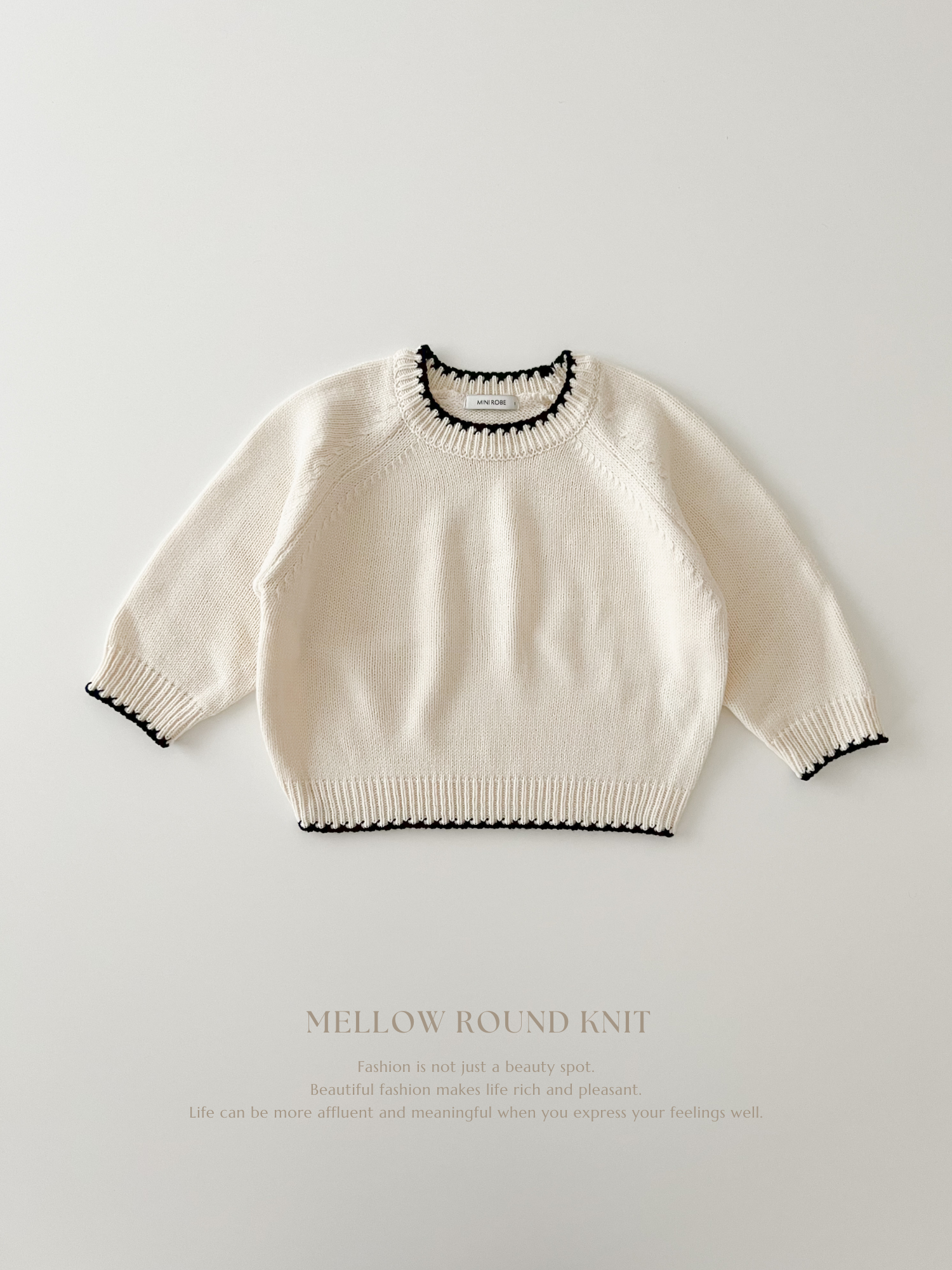 Mellow round knit