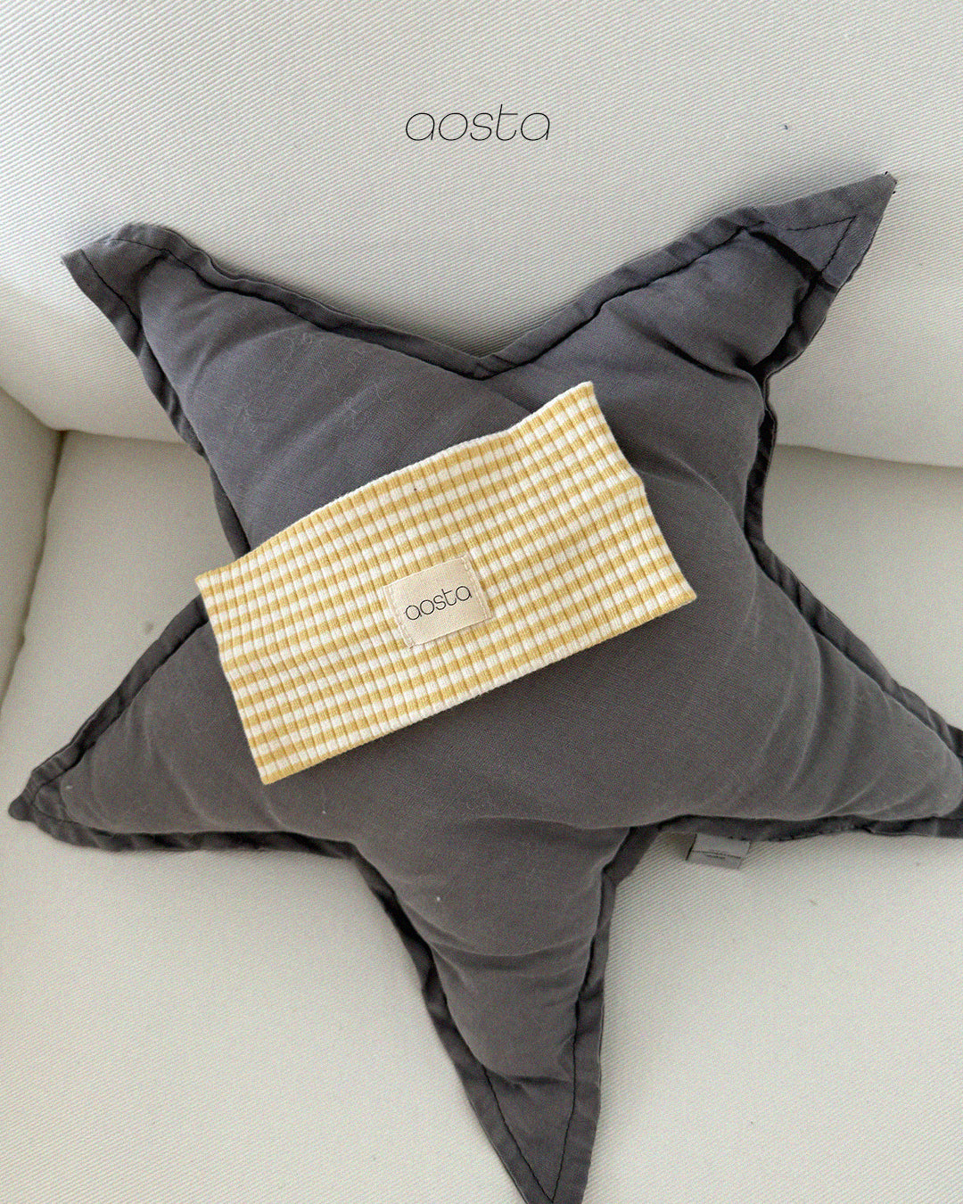 ［Aosta］Cookie Stripe Headband