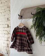 ［Aosta］Check one-piece