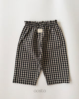 ［Aosta］Caramel Check Pants