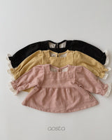［Aosta］Milk Dot Blouse