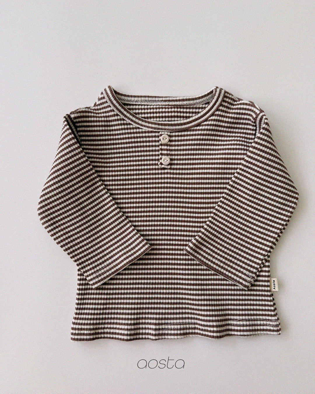 ［Aosta］Cookie Stripe Tee