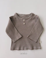 ［Aosta］Cookie Stripe Tee