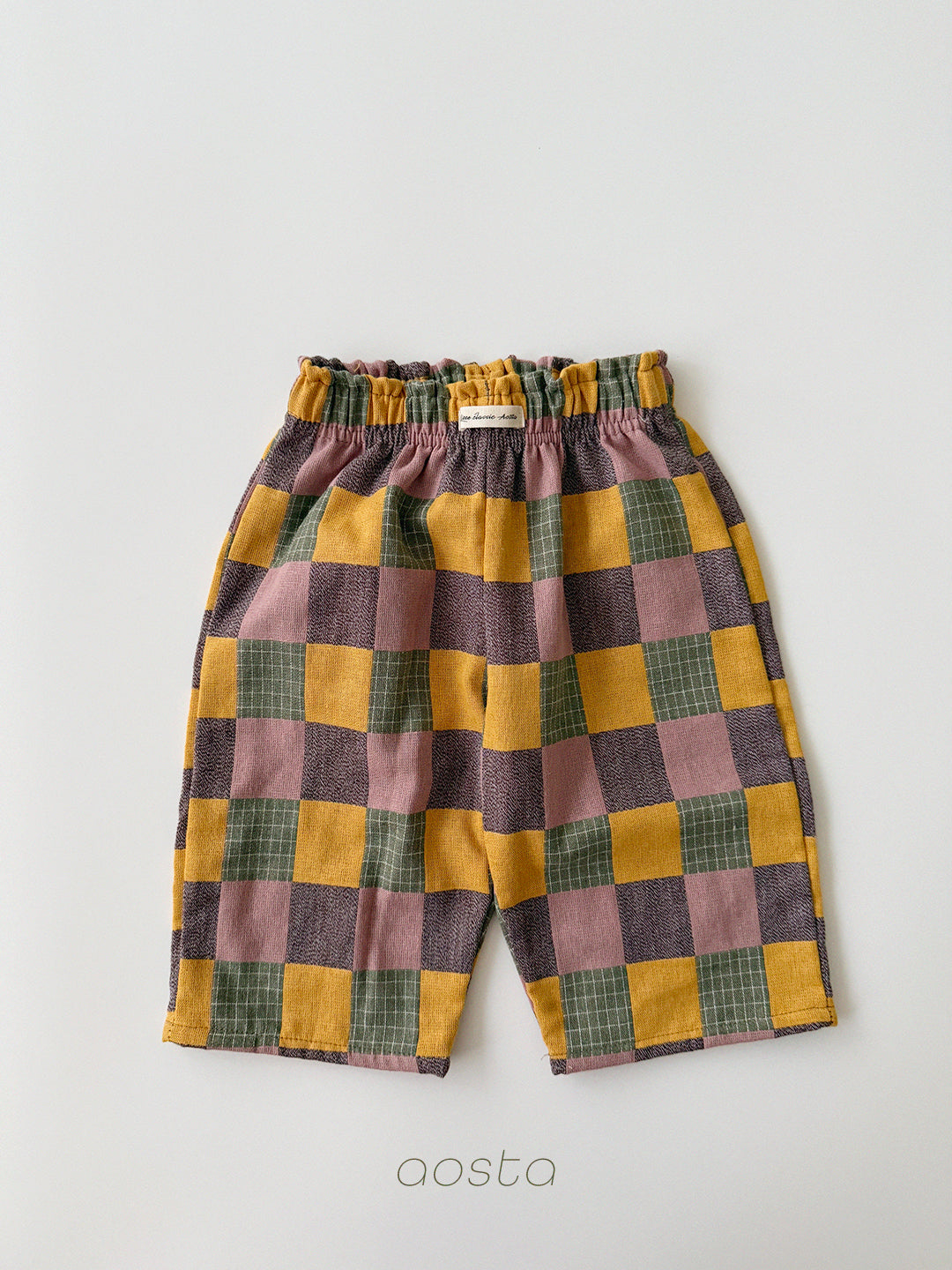 ［Aosta］Patchwork Pants