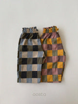 ［Aosta］Patchwork Pants