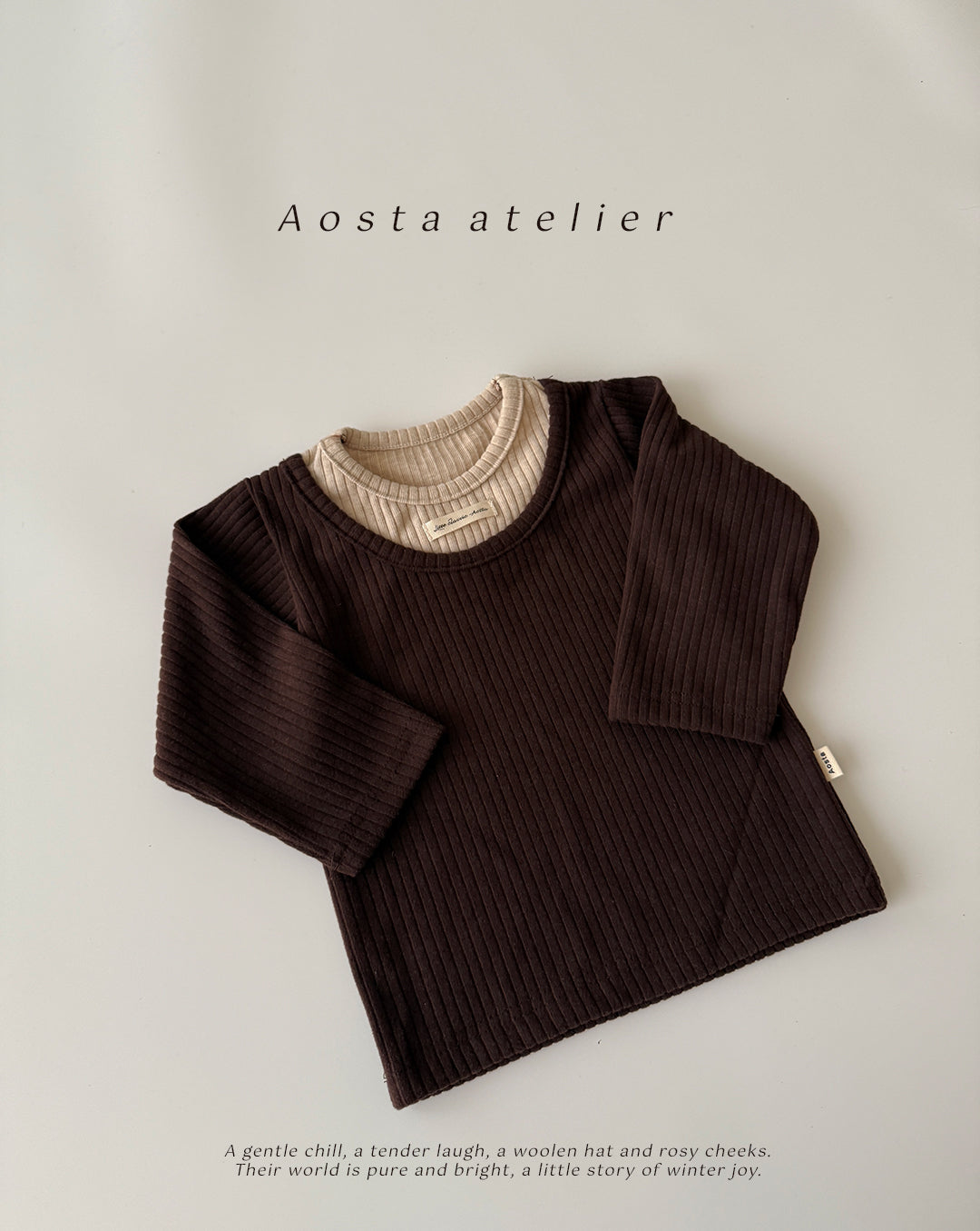 ［Aosta］Layered tee