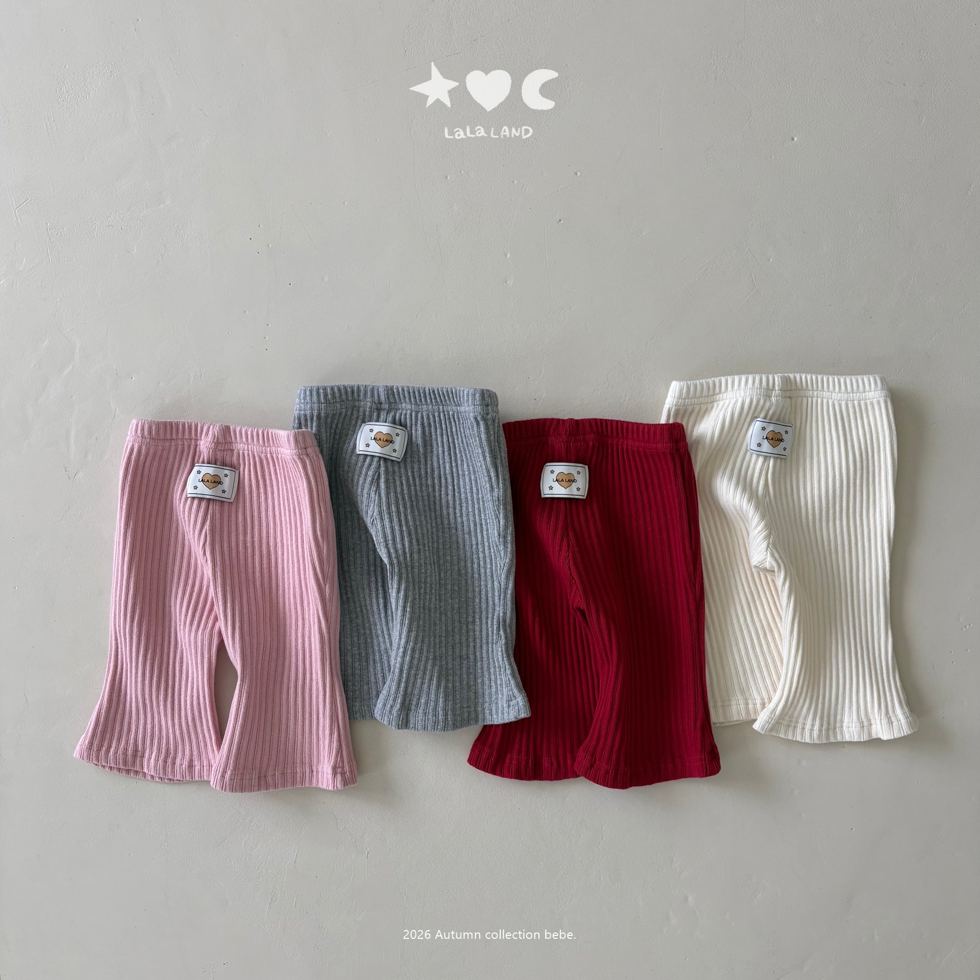 ［Lala land］Tulip rib pants