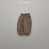 ［aou studio］Bonbon stripe jogger pants