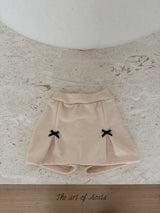 ［Aosta］Bibi Ribbon Skirt Pants