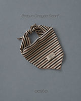 ［Aosta］Crayon Stripe Scarf