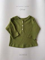 ［Aosta］Butter Button Tee