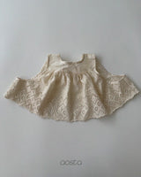 ［Aosta］Lace Jenny Open Vest