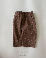 ［Aosta］Love Flower Pants