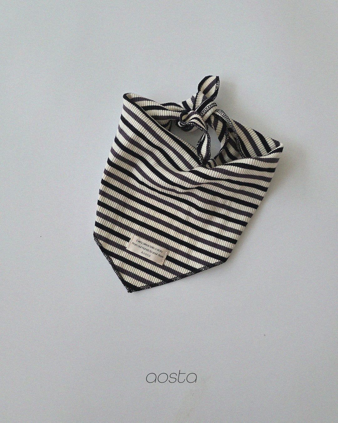 ［Aosta］Crayon Stripe Scarf