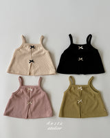 ［Aosta］Bibi Ribbon Vest