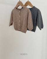 ［Aosta］Knit Cashmere Cardigan