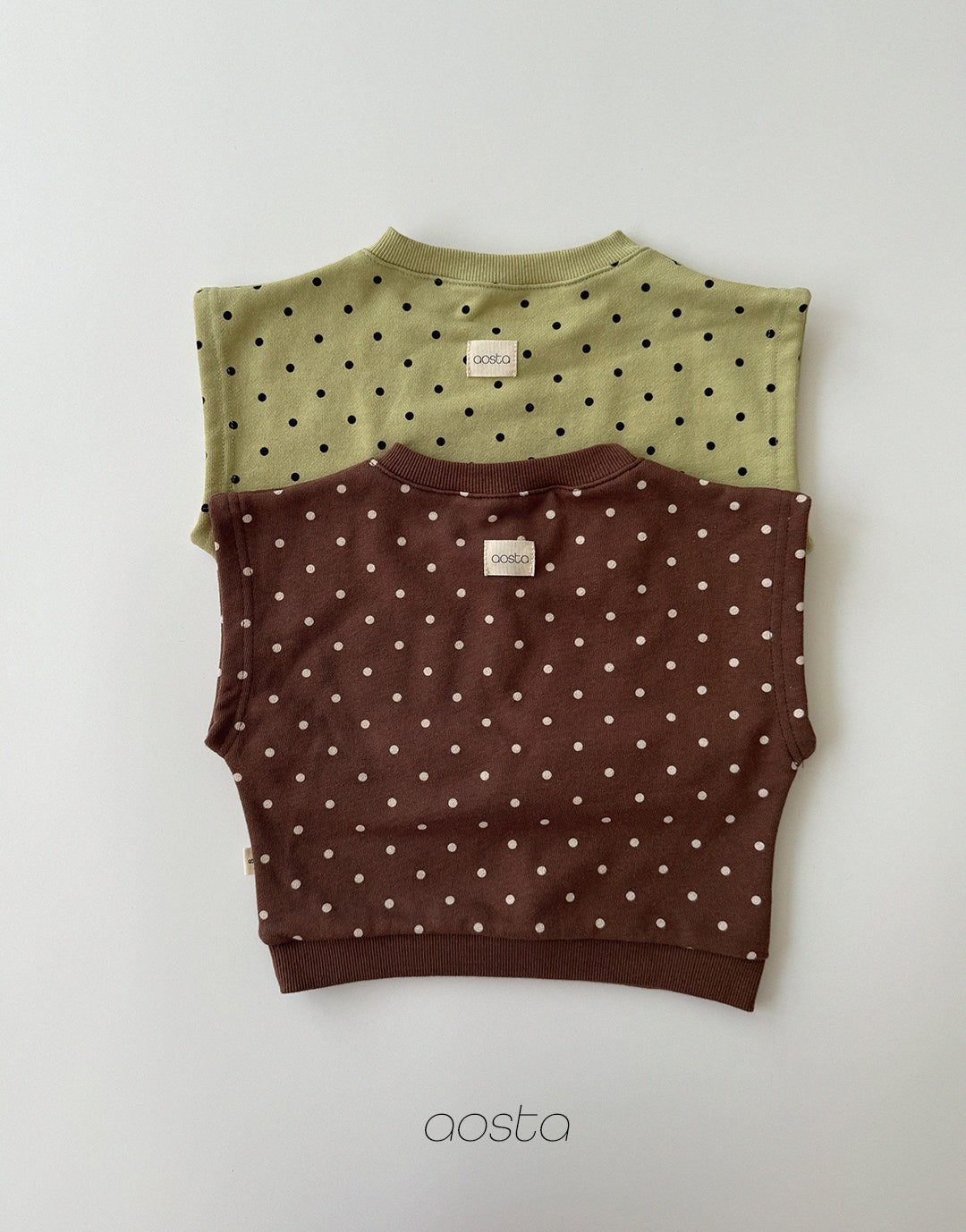 ［Aosta］Dot Tongtong Vest