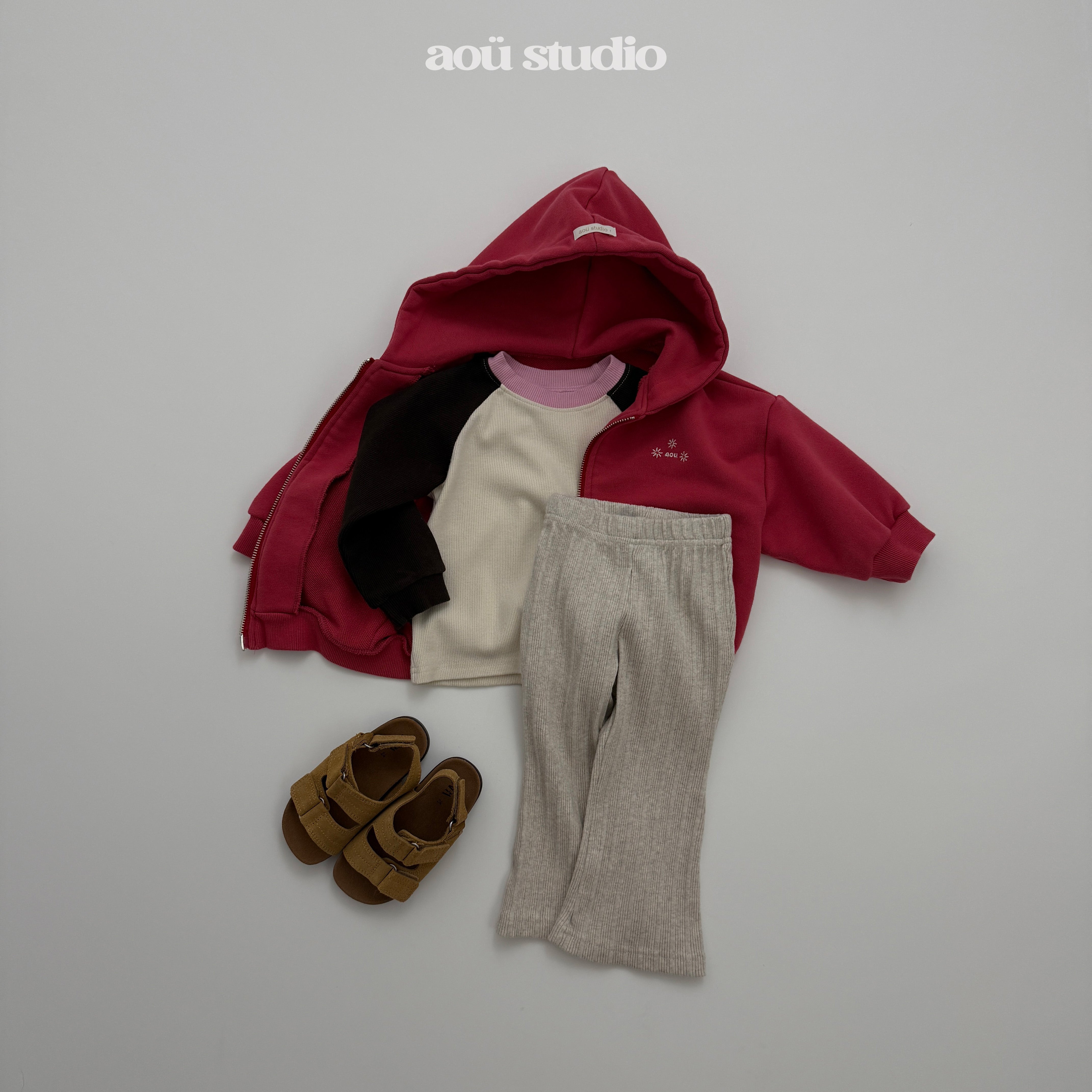 ［aou studio］Aou hood zip up