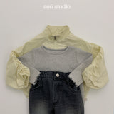［aou studio］Joy stripe mellow tops
