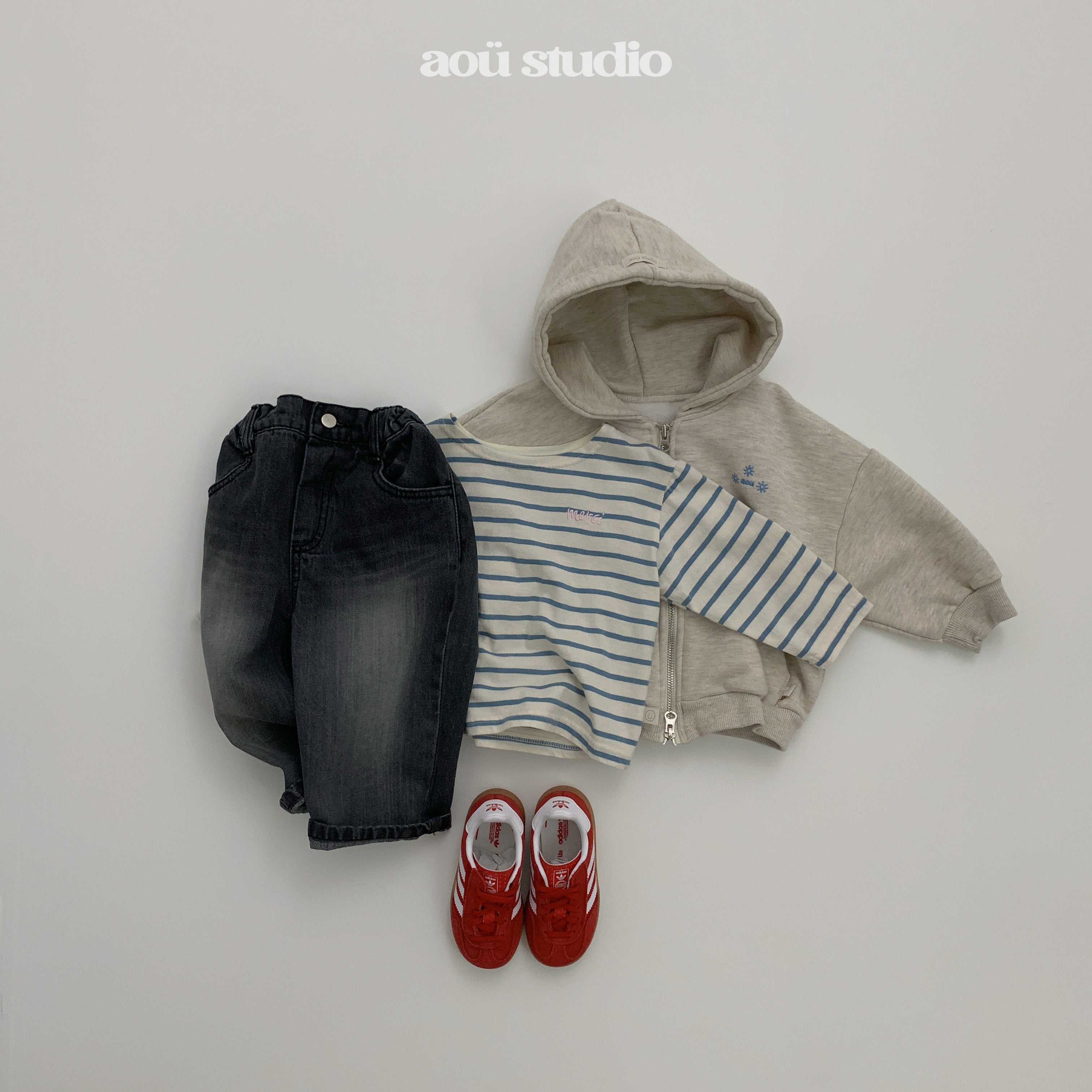 ［aou studio］Aou hood zip up