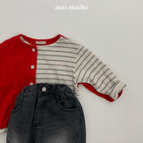 ［aou studio］French stripe tee