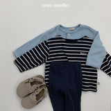 ［aou studio］French stripe tee