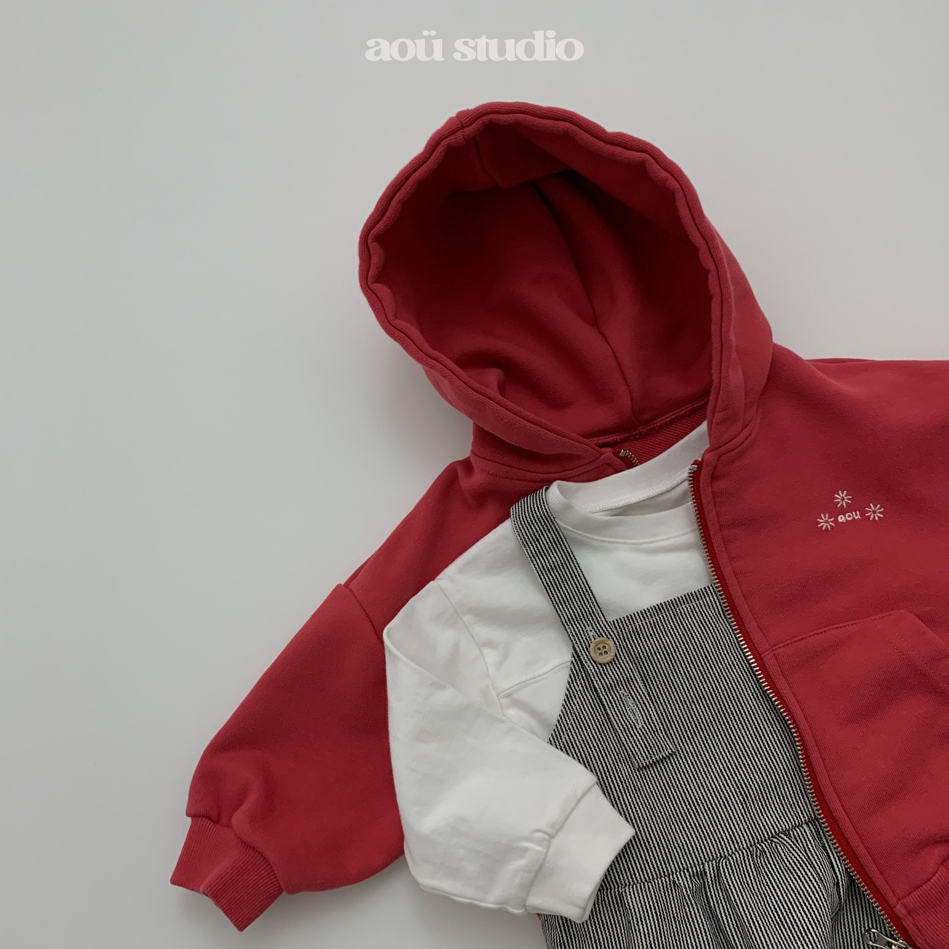 ［aou studio］Aou hood zip up