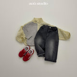 ［aou studio］Joy stripe mellow tops