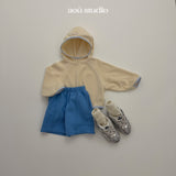 ［aou studio］Easy bi-color hoodie