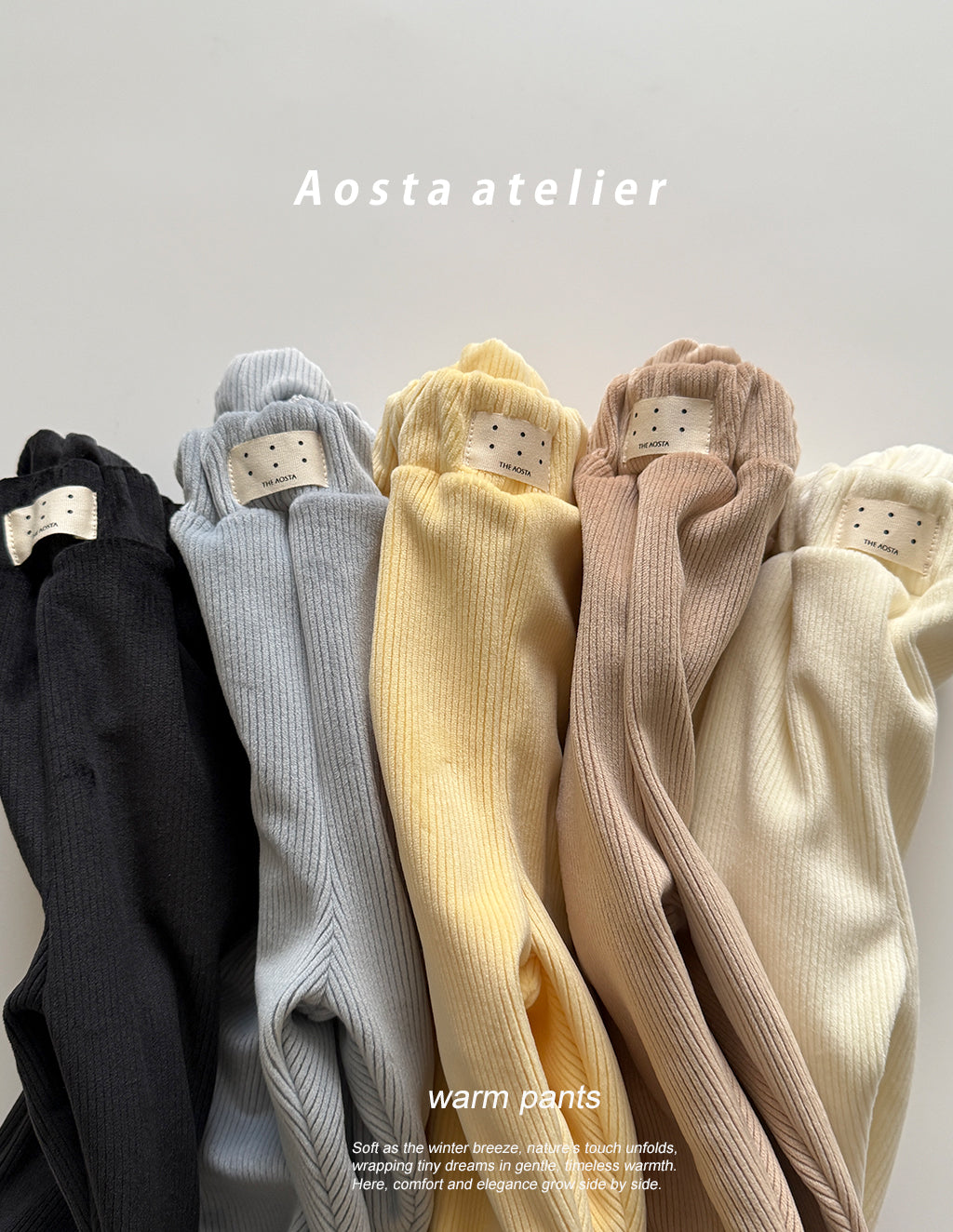 ［Aosta］Warm pants