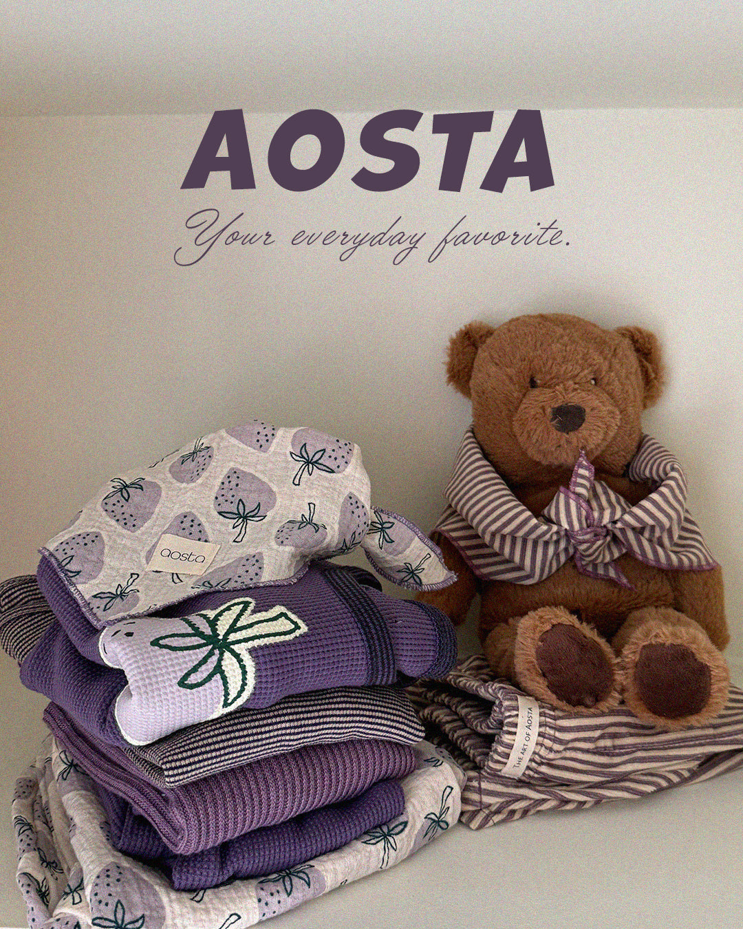 ［Aosta］Strawberry Scarf