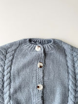 Cable knit cardigan