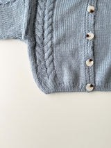 Cable knit cardigan