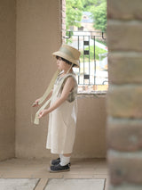 Color ribbon straw hat