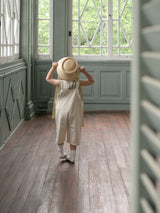 Color ribbon straw hat