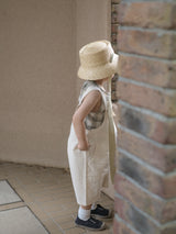Color ribbon straw hat