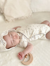 Ail flower newborn rompers