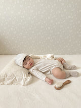 Mon check newborn suit set