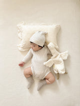 Mon check newborn suit set