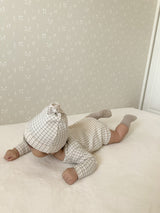 Mon check newborn suit set