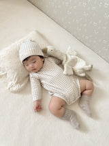 Mon check newborn suit set